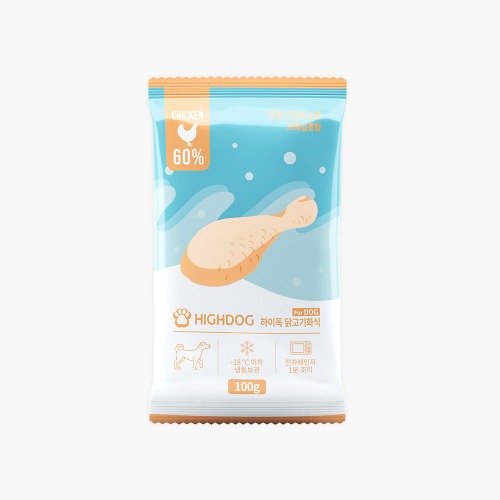 [하이독] 닭고기 화식 (100g) x 5팩 - 하이독