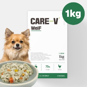 하이독 케어브이 웨이프 동물병원 비만 체중조절 관절 영양 처방식 다이어트사료 화식 1kg - 하이독