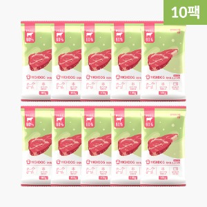 [하이독] 소고기 화식 (100g) x 10팩 - 하이독