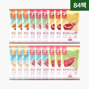 [하이독] 월간배송 주식 6종 84팩 (4주 1일 3팩) - 하이독